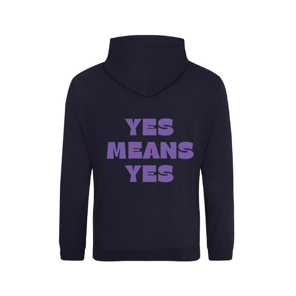 Clit Club - Yes means yes - Hoodie - Navy