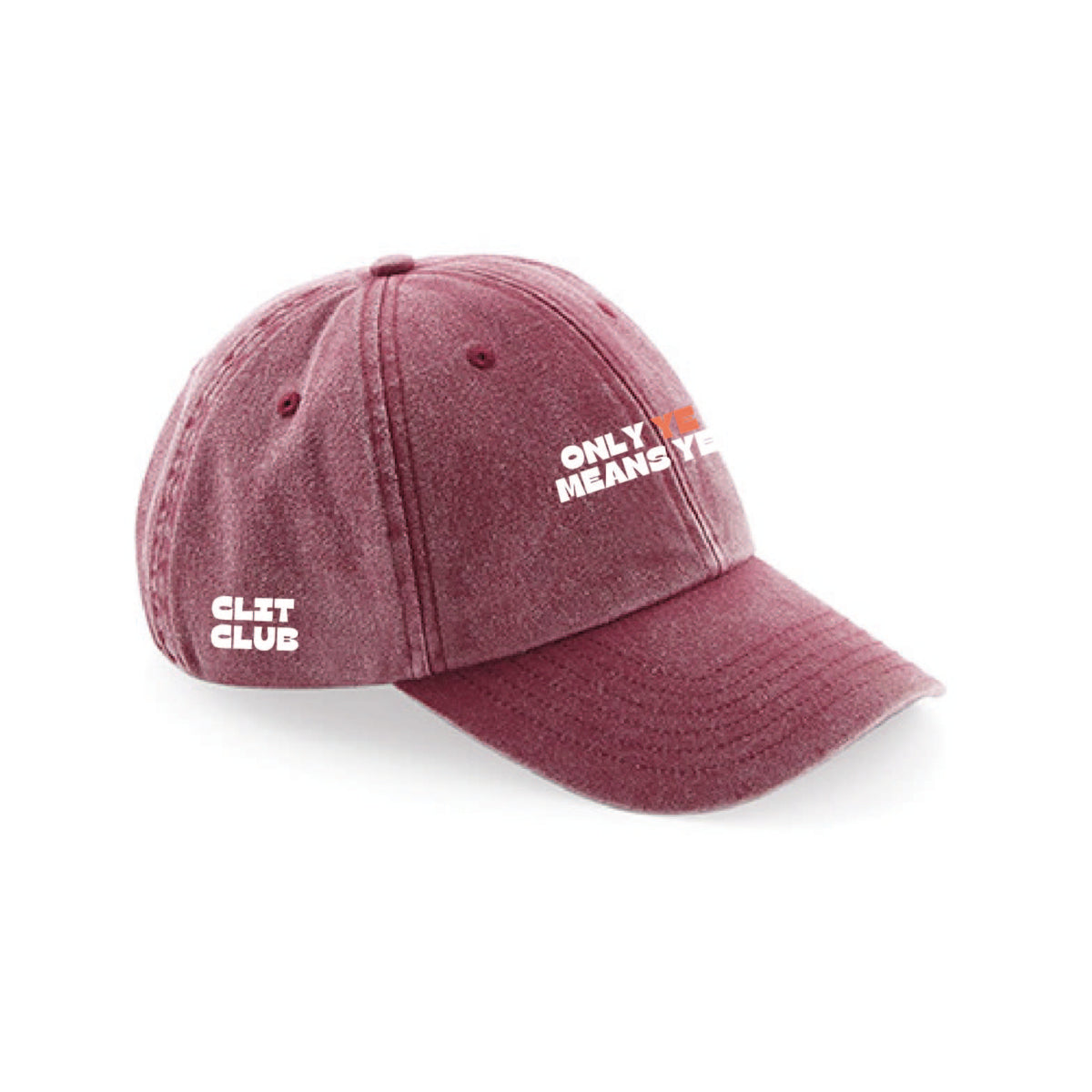 Vintage Red Cap - Only Yes means Yes Stick