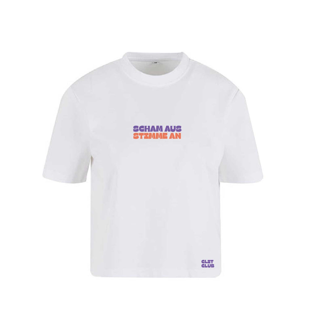 Clit Club - Scham Aus Stimme An - Box Tee