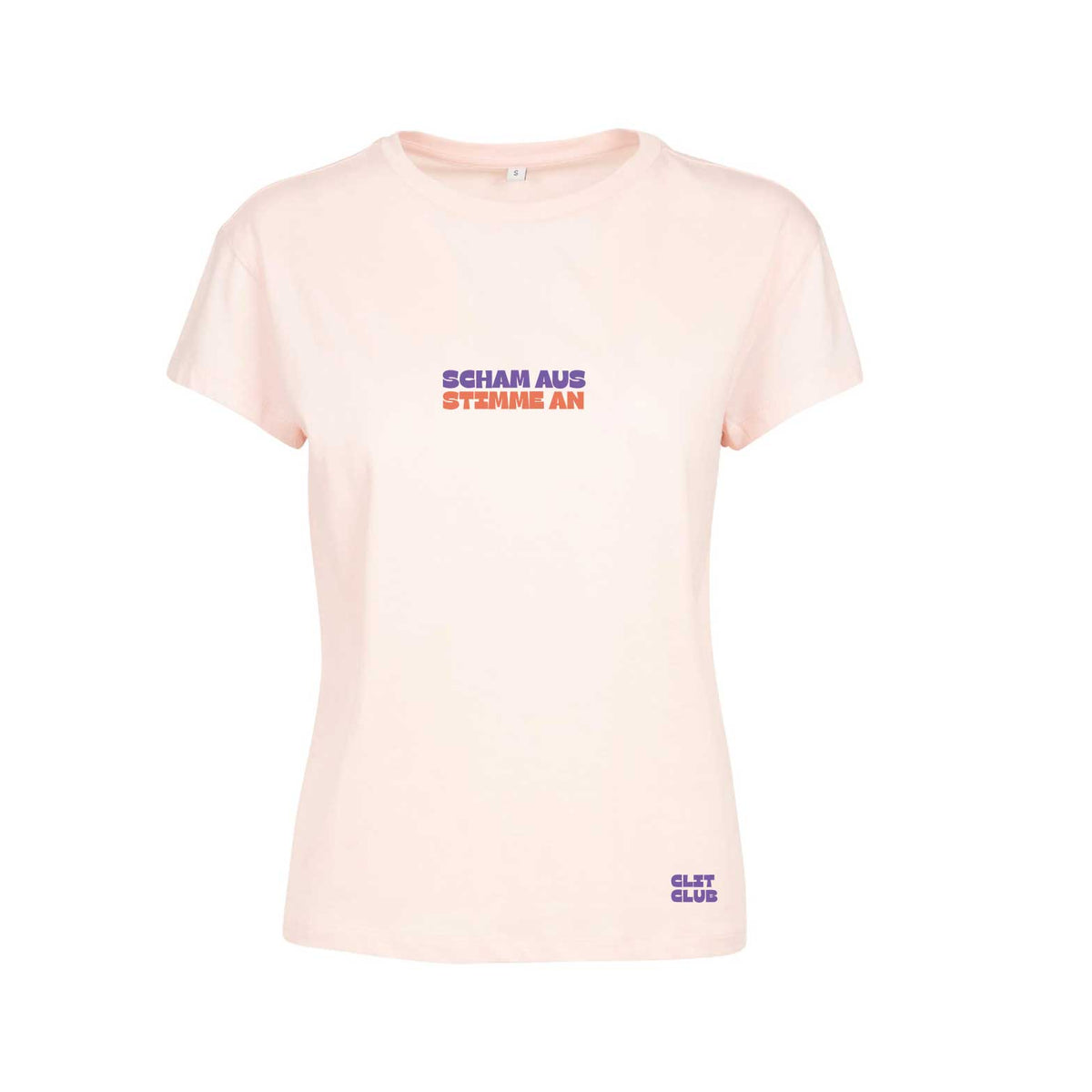Clit Club - Scham Aus Stimme An - Box Tee Pink