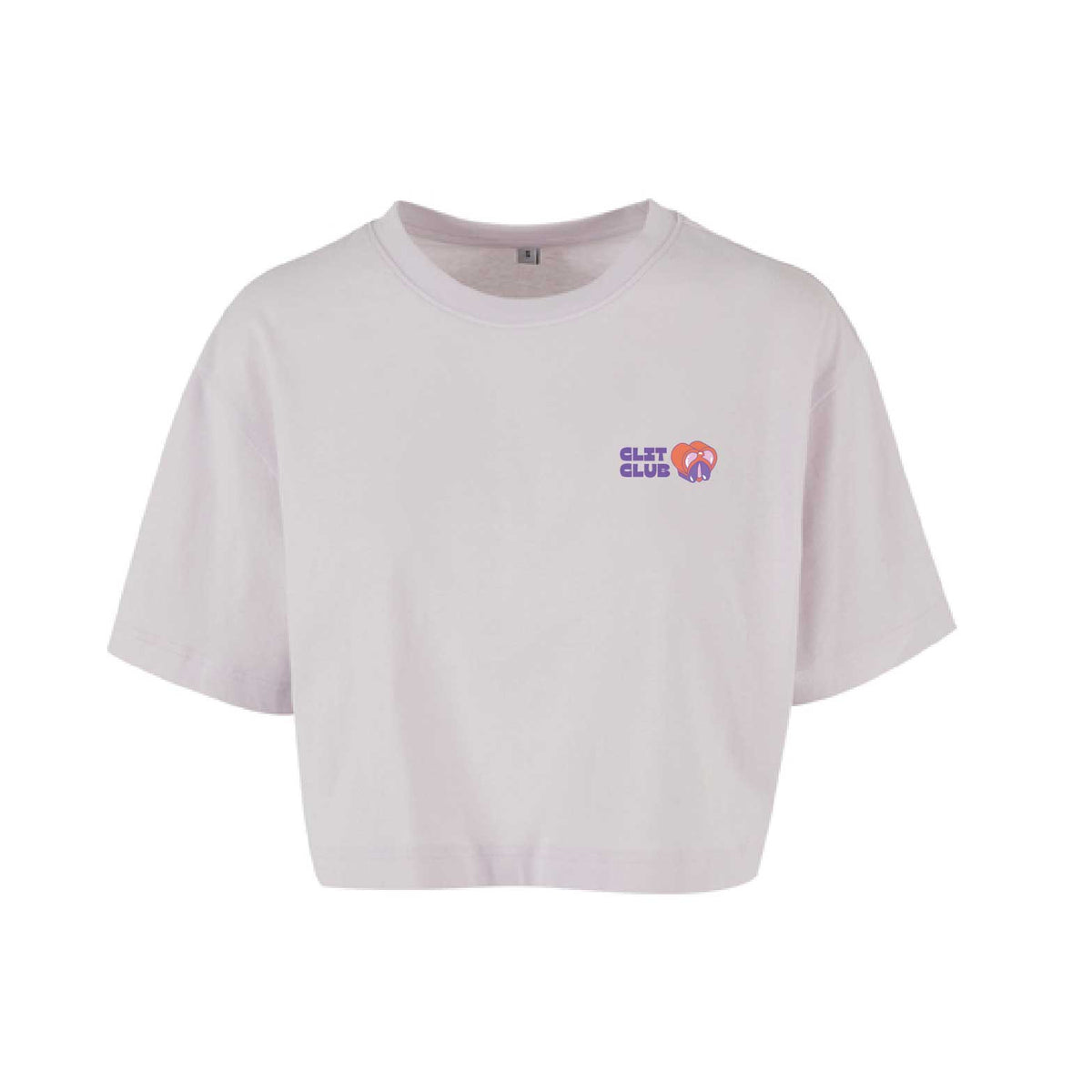 Clit Club - Yes means yes - Short Oversized Tee - White