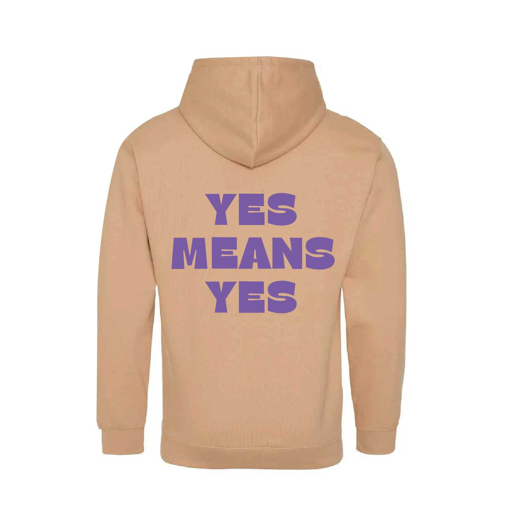 Clit Club - Yes means yes - Hoodie - Beige