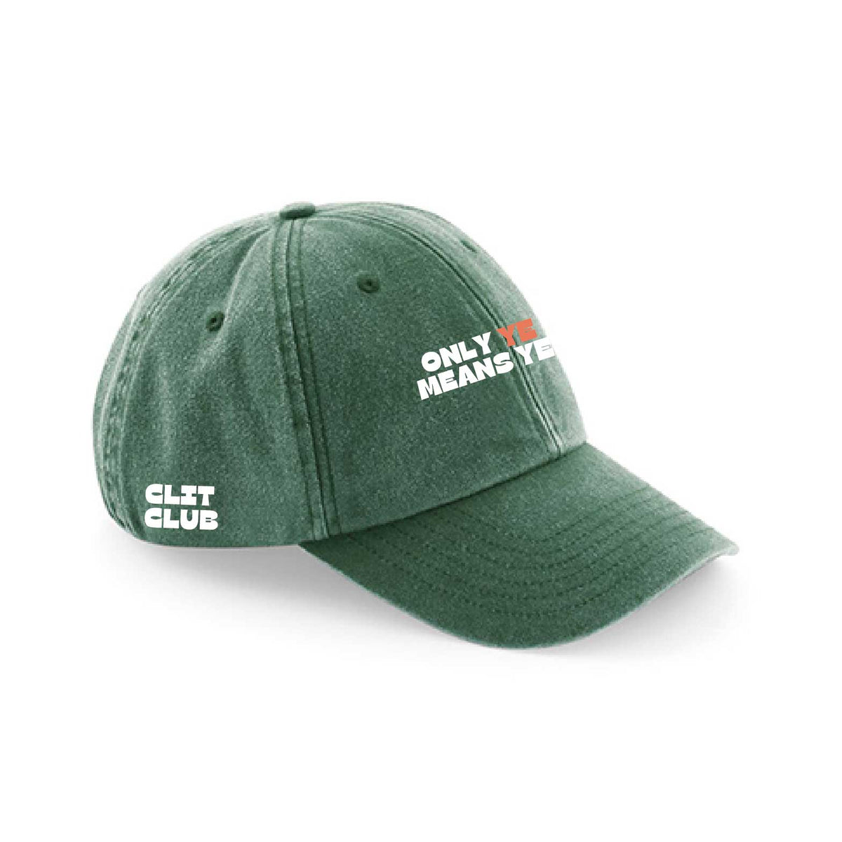 Vintage Bottle Green Cap - Only Yes means Yes Stick