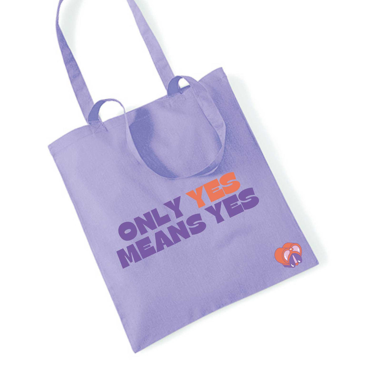 Clit Club - Only Yes Means Yes Baumwolltasche Lavender