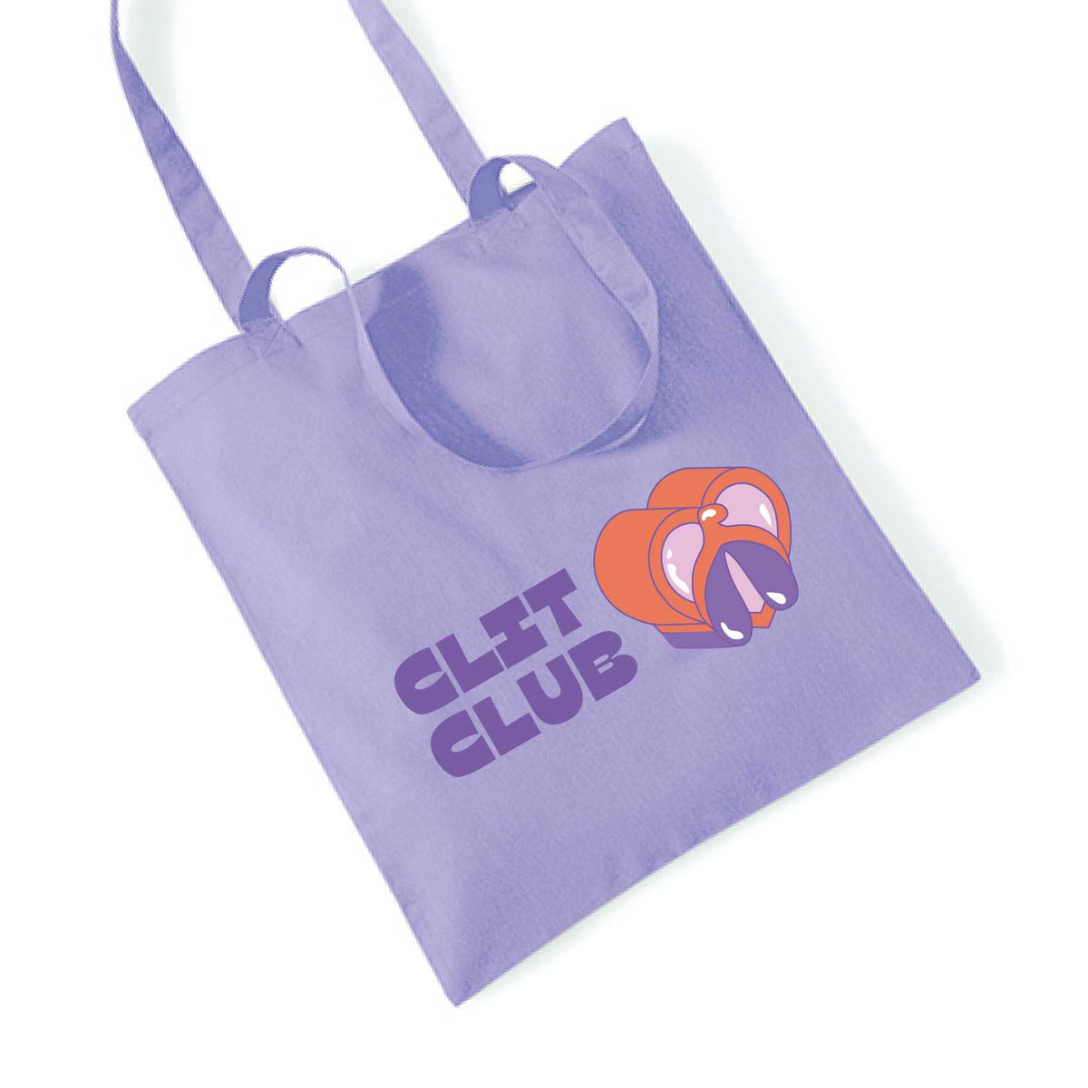 Clit Club - Scham aus Stimme an Baumwolltasche Lavender