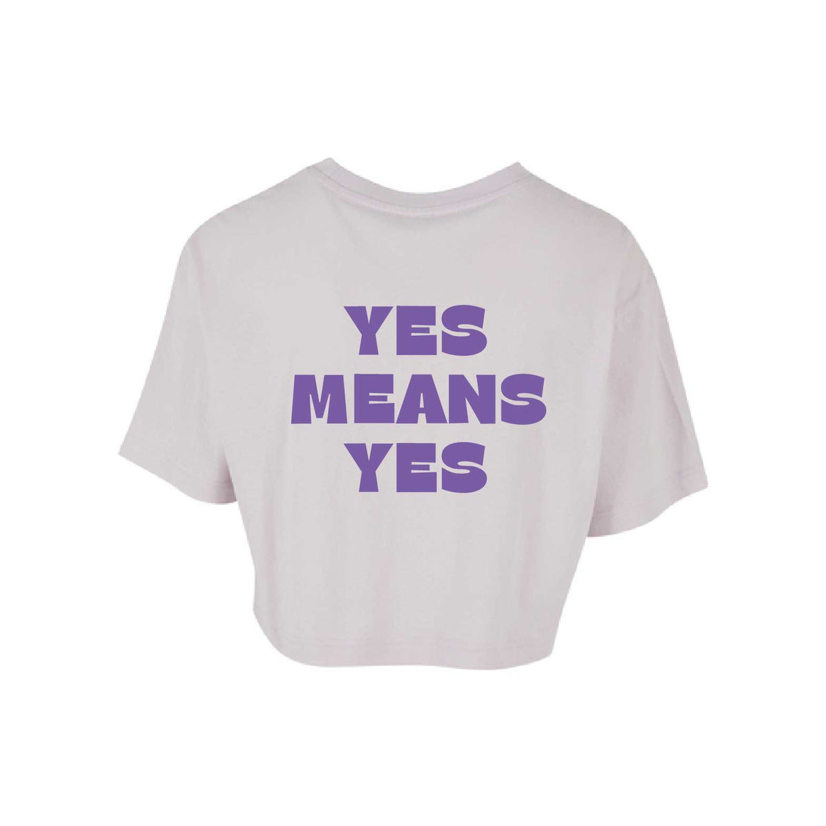 Clit Club - Yes means yes - Short Oversized Tee - White